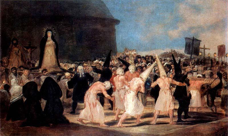 Francisco de Goya Geiblerprozession oil painting picture